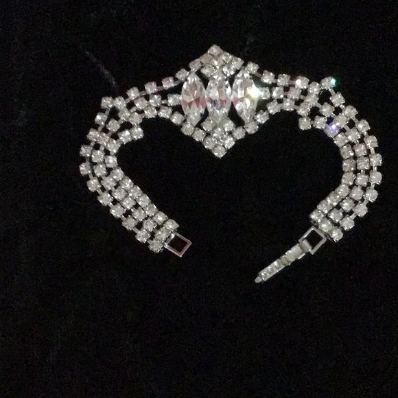 Vintage rhinestone bracelet - Picture 2 of 2